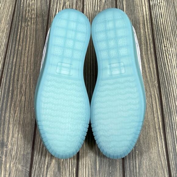 PUMA Women Carina Street Iced Platform Leather Sneaker Shoes 8 White Blue Silver - Picture 8 of 8